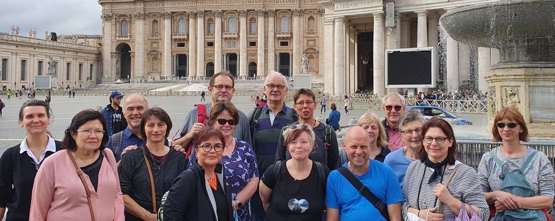 Gruppenfoto im Vatikan